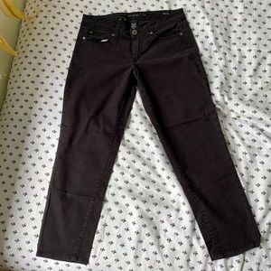 Black Calvin Klein High Waist Ankle Jeans